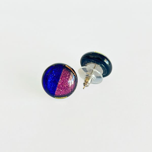 Aretes Chicos Mosaico Redondos (Brillosos)