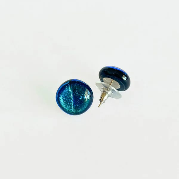 Aretes Chicos Mosaico Redondos (Brillosos)