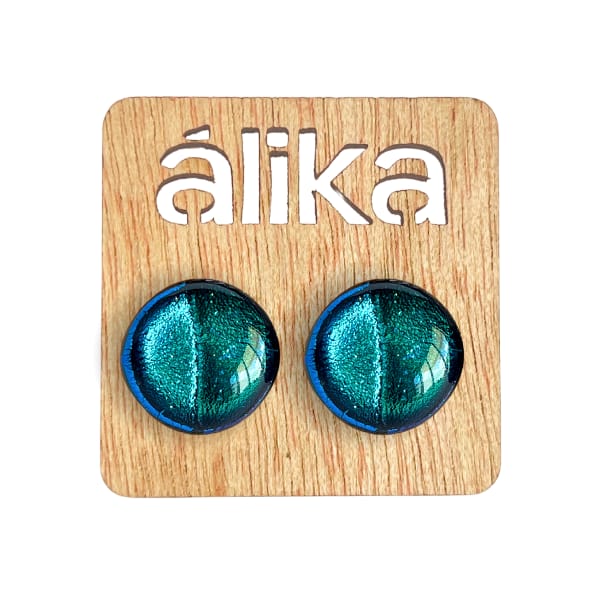 Aretes Chicos Mosaico Redondos (Brillosos)