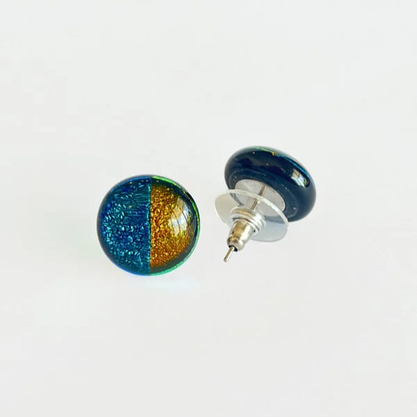 Aretes Chicos Mosaico Redondos (Brillosos)