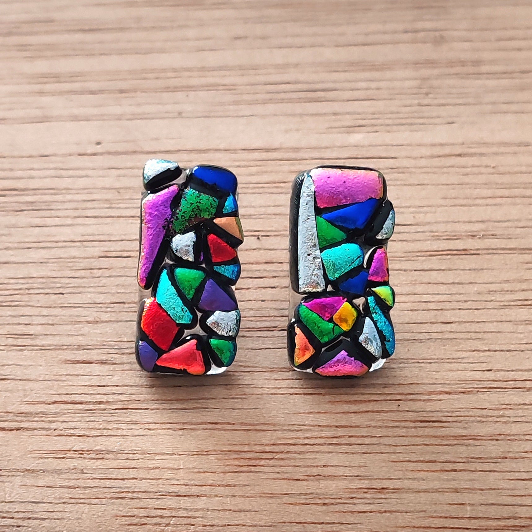 Aretes med de vitromosaico