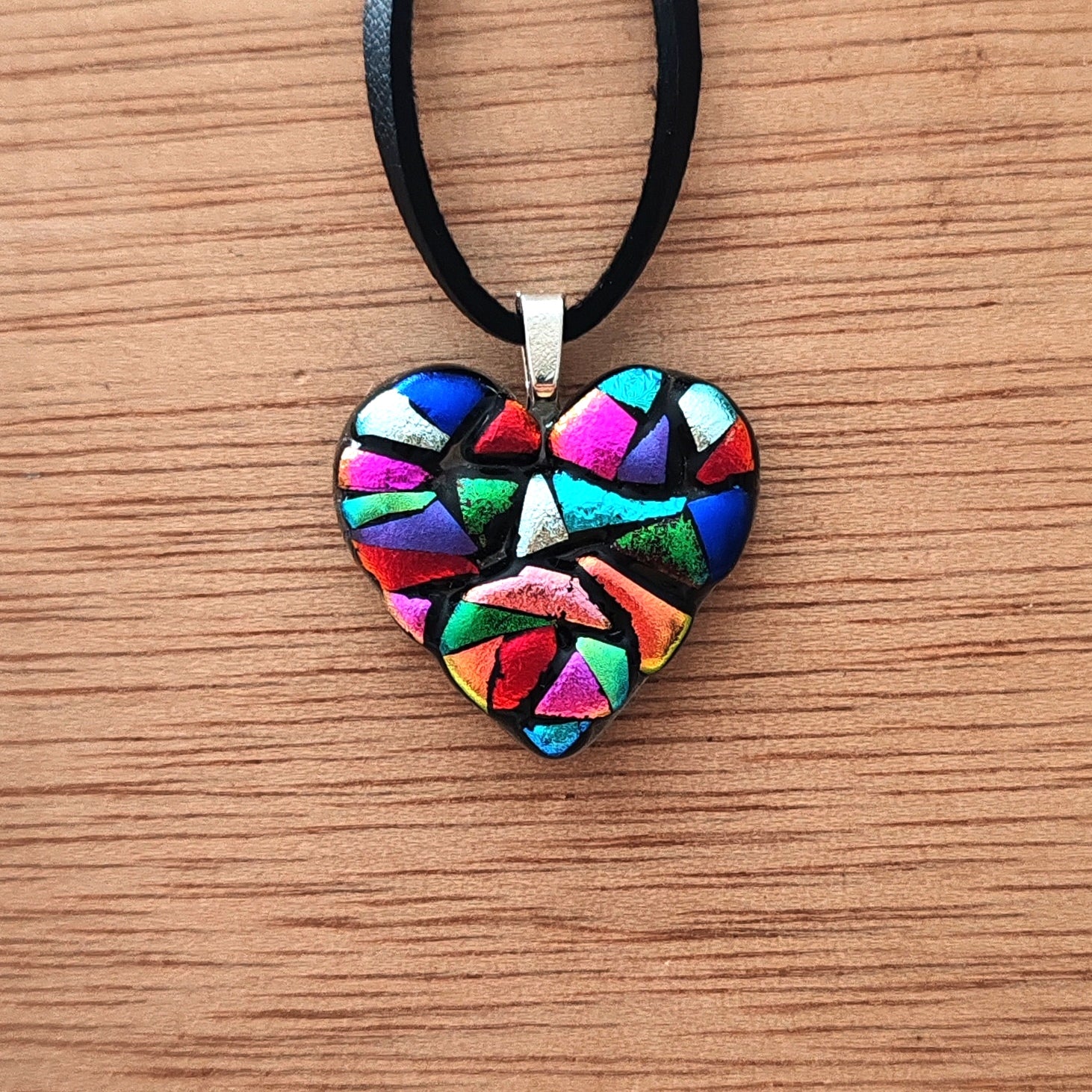 Dije corazón ch vitromosaico