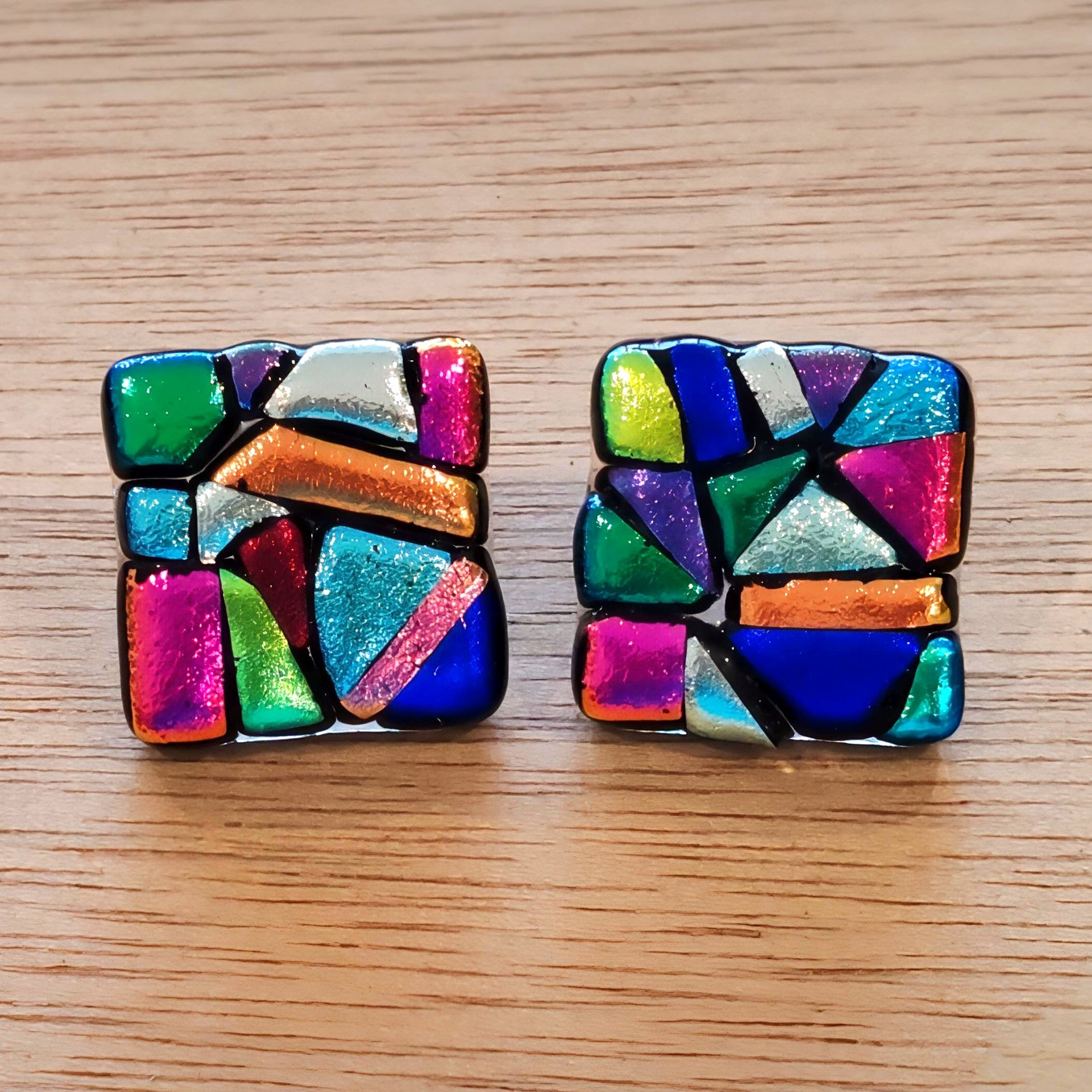 Aretes gds vitromosaico